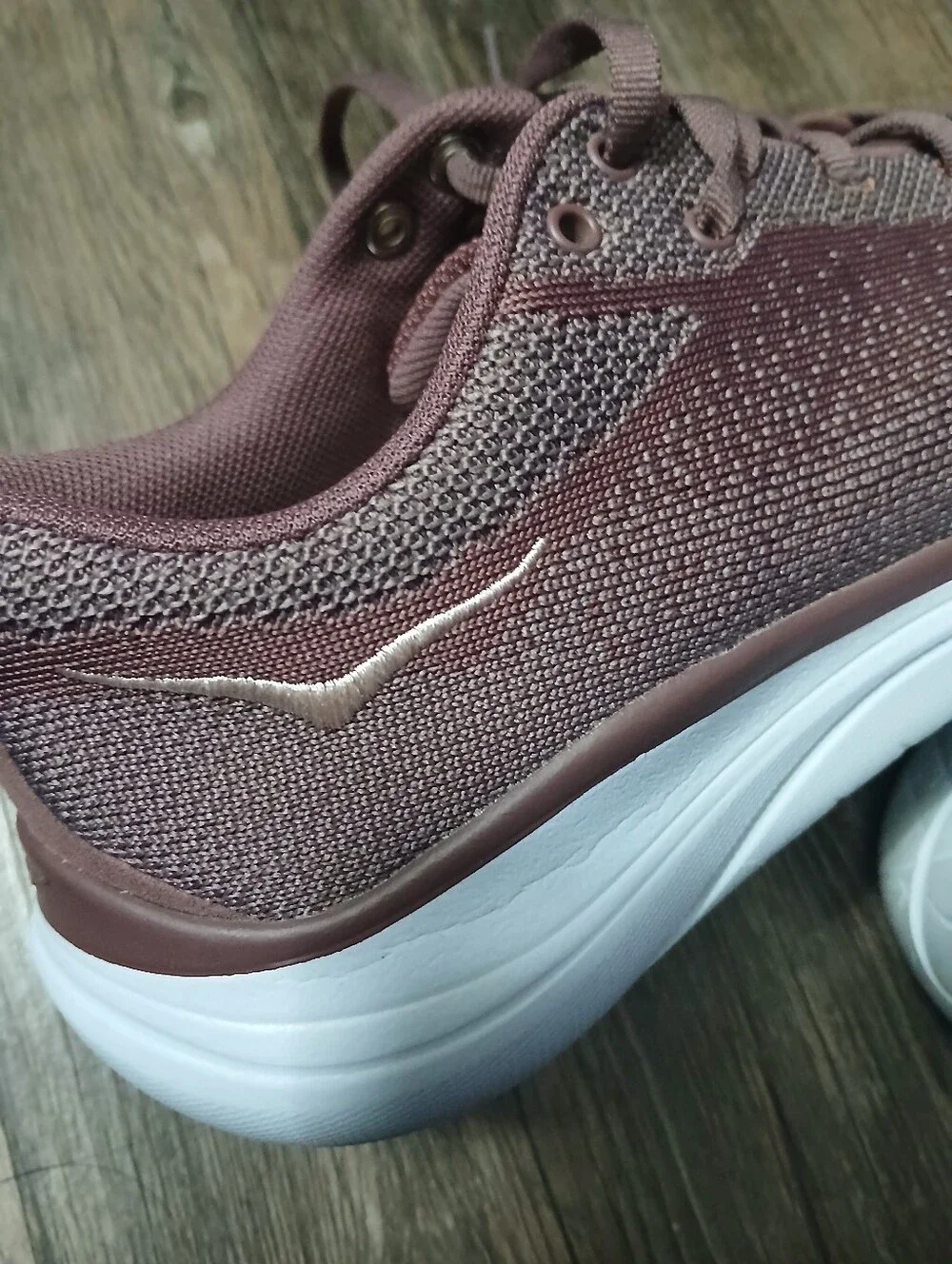 Hoka One One Hupana Women's Dusty Brown Knit Sneakers